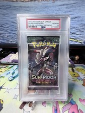 2017 Pokemon Guardians Rising Lycanroc Midnight Booster Pack PSA 10 GEM MINT picture