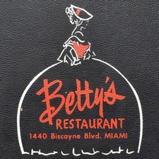1964 Betty's Restaurant LOBO Cocktail Lounge Menu 1440 Biscayne Boulevard Miami picture