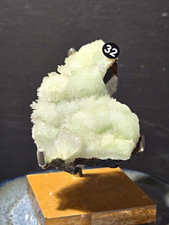 Beautiful 6oz blue Aragonite specimen w/ stand BL32 picture