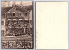 1913 Luzern Switzerland Eintracht Münster Otto Lasius Watercolor Postcard picture
