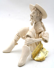 DON QUIXOTE MAN OF LA MANCHA ROBERTO NISCHILI VINTAGE HANDMADE SCULPTURE picture