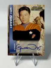 Star Trek Voyager | Garret Wang | Harry Kim Autograph Card A9| Skybox Fleer 1999 picture