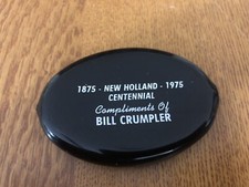 VINTAGE 1875-1975 NEW HOLLAND CENTENNIAL ADVERTISING COIN POUCH BILL CRUMPLER picture