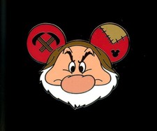 Hidden Mickey 2024 Grumpy Ear Hat Disney Pin picture