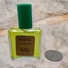 Vintage Emilio Pucci Eau Fraiche Perfume Miniature Splash 1/3 oz 10 mL picture