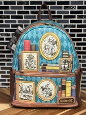Loungefly Alice in Wondeland frames and books mini backpack BAM exclusive  picture