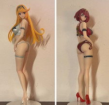 2/set Anime Xenoblade Chronicles Swimsuit Mythra&Pyra PVC Figure New No Box picture
