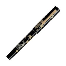 Namiki Chinkin Fountain Pen in Kinshu - 18K Gold Medium Point - NEW in Box picture