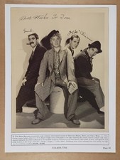 The Marx Brothers 2017 auction catalog page picture