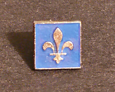 Boy Scout - Fleur De Lis Blue Enamel Pin - 1/2