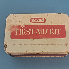 Rexall First Aid Kit Tin 6