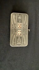 Antique 1920's Art Deco Demley NY Mechanical Auto-Dice Pocket Game Working RARE picture