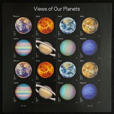 2016 Views of Our Planets Forever Stamp Sheet 16 USPS MNH Scott 5069-5076 • FS15 picture
