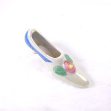 Japan Vintage Lusterware Shoe Pincushion No Cushion Victorian Cottagecore Decor picture