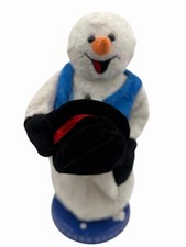 ❄️Vintage ❄️Gemmy Animated Spinning Snowflake Snowman Singing Dancing Snow Miser picture
