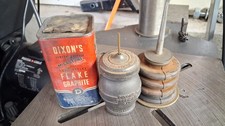 Vintage Dixon's MicroFyne Flake Graphite Tin, Instructions, and Dixon Applicator picture