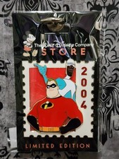 DEC WDCS D23 2026 Pixar Stamp Mr. Incredible Frozone Incredibles 2004 Disney Pin picture