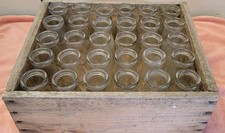 Vintage Glass Milk Bottle Half Pint Sealed Liquid Embossed Large Circle Lot picture