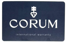 CORUM Watch Certificate Warranty Guarantee Blank Open Swiss OEM Authentic picture