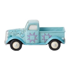 Enesco Jim Shore Heartwood Creek Four Seasons Mini Pickup Truck Figurine 4.7 In. picture