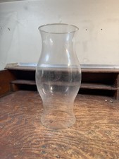 8-3/4 Tall Clear Glass Hurricane Candle Lamp Shade Chimney Globe 3-1/2 Fitters picture