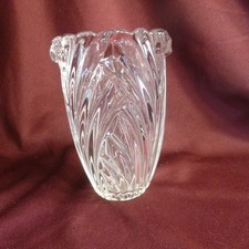 Vintage Mikasa Lead Crystal Vase 6