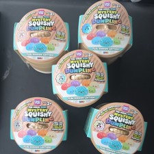 NEW RELEASE RMS Viral Mini Mystery Squishy Dumpling Teal Ribbon Edition Set of 5 picture