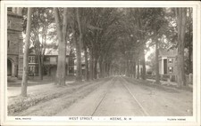 Keene NH West Street Tilden & Co. c1900s-10s Real Photo Vintage Postcard bhn picture