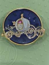 Cinderella  Carriage Coach Clock Layered Enamel Pin Box Lunch Disney Pin picture
