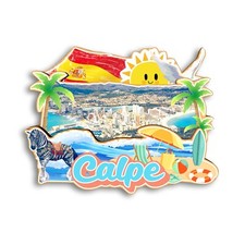 Calpe SPAIN Refrigerator magnet 3D travel souvenirs wood craft gifts picture