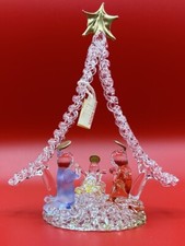 Silvestri Handblown & Spun Glass Nativity Crèche with Tag New Old Stock VTG 4x5” picture