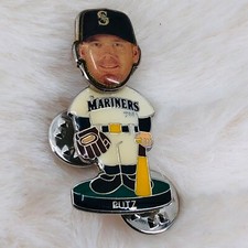 Seattle Mariners JJ Putz Bobblehead Enamel MLB Baseball Lapel Hat Pin picture