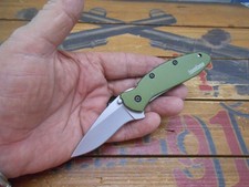 Kershaw Scallion 1620OL Speedsafe Pocket Knife Plain Edge Blade USA picture