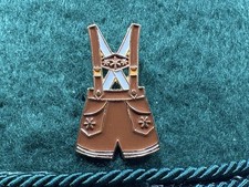 Lederhosen Bavarian Oktoberfest Hat Pin picture