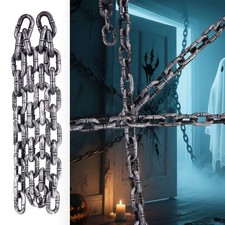 6 Feet Halloween Chains Plastic Classic Chain Prop Party Decor Spooky Costume US picture