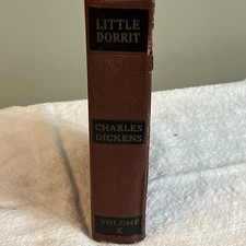 VTG 1868 Books Inc The Works of Charles Dickens Vol X Little Dorrit  Rare picture