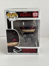 Funko Pop Daredevil (Black Suit) #1578 Born Again Vinyl Figure + PROTECTOR picture