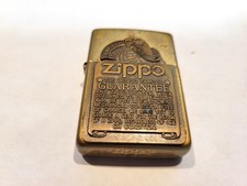 Wroking  Brass Zippo Lighter 1997 An American Classic Guarantee new flint picture