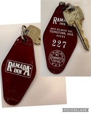 Ramada Inn 4255 Belmont Avenue Youngstown, Ohio 44505 Hotel Room Key #227 Fob picture