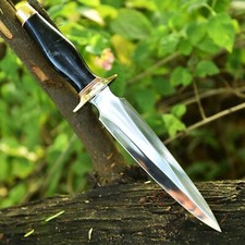 Sykes Fairbairn V-42 Devil's Brigade Fixed Knife Blade 1095 Double Edge Military picture
