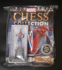 Eaglemoss Marvel Chess Collection 1 Spider-Man White Knight Figure Sealed picture