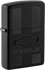 Zippo Chevrolet Logo Black Matte 49759 picture