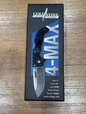 Cold Steel 4-Max Elite S35VN Stonewashed Drop Point Blade Green/Black G10 62RMA picture