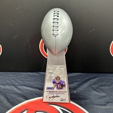 Lawrence Taylor Autographed New York Giants Signed Trophy Beckett BAS picture