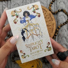 Simplicity Tarot Cards 78 Card Complete Deck Red Rose Edition Emilie Muniz picture