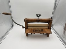 Antique Lovell Mfg. Co. No. 32 Wooden Laundry Clothes Wringer Washer Board RARE picture