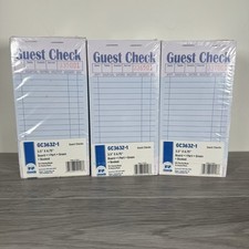 Royal Guest Checks  GC3632-1  3.5x6.75  (3) Packages of 10 picture
