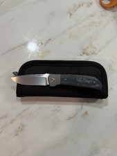 ENRIQUE PENA CUSTOM FRONT FLIPPER MULA WITH CUSTOM CF MOKUTI CLIP picture