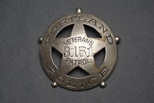 Vintage Portland Oregon Police Veterans Patrol Badge No. 3151 Law Enforcement picture