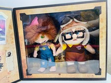 D23 Disney Up My Adventure Book Carl & Ellie doll Plush Set Limited edition 300 picture